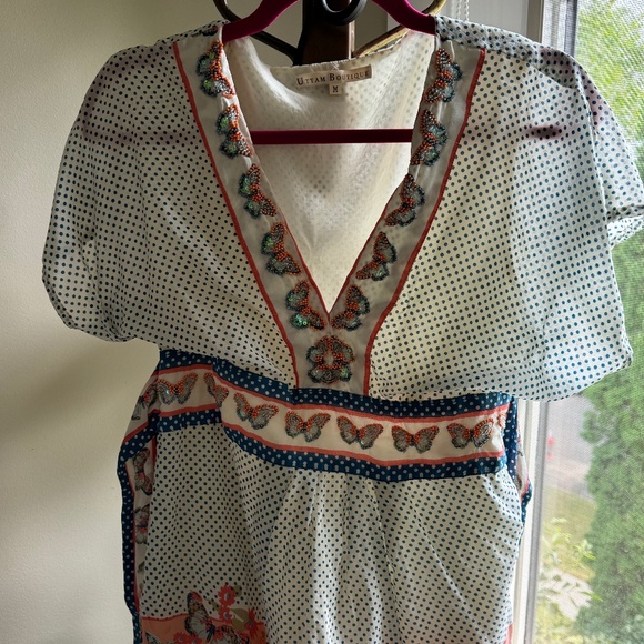 100% Silk Shell Ladies Top - Picture 1 of 4